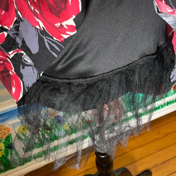 Ruby Rox Flower Strapless Dress - Picture 5 of 6